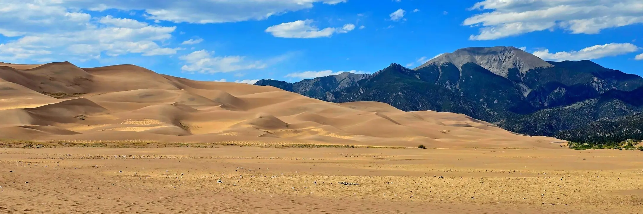 Great Sand Dunes and the Rocky Mountains